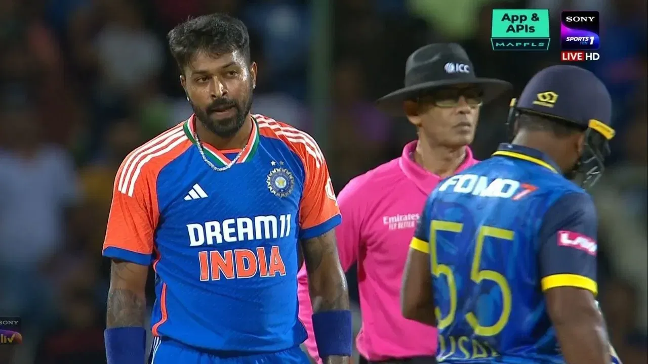 Watch: Hardik Pandya targets 'history-maker' Kusal Perera with cold stare in 2nd IND vs SL T20I