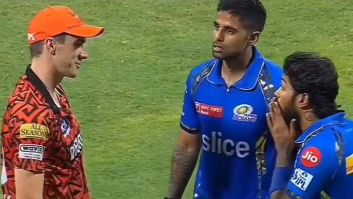 Pat Cummins, Hardik Pandya and Suryakumar Yadav