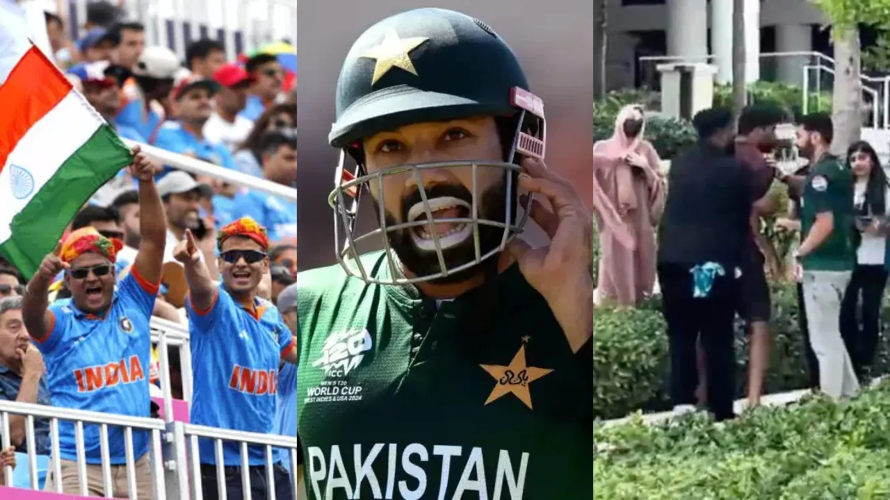 Indian Fans, Mohammad Rizwan and Haris Rauf