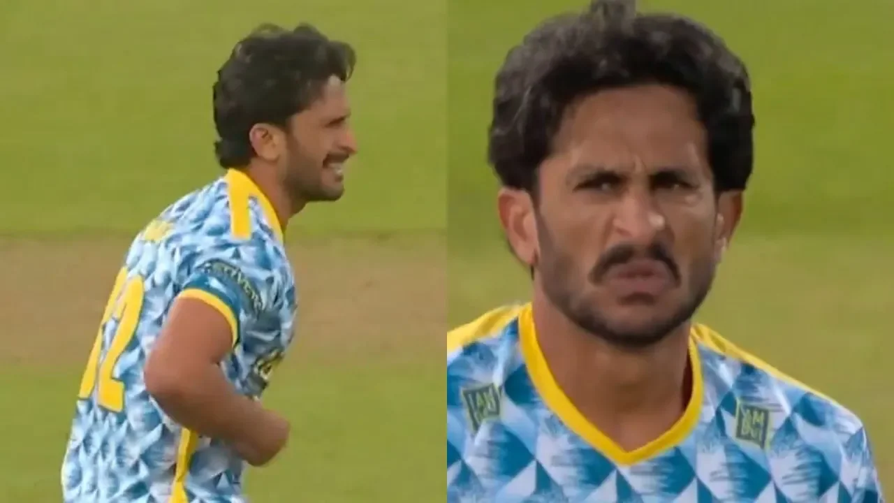 Watch: Hasan Ali injures himself once again while celebrating a wicket
