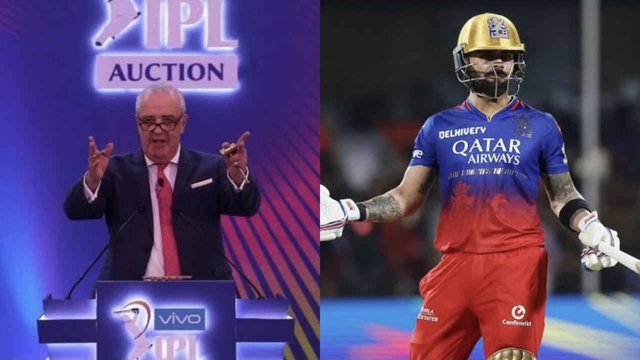 Hugh Edmeades and Virat Kohl for RCB