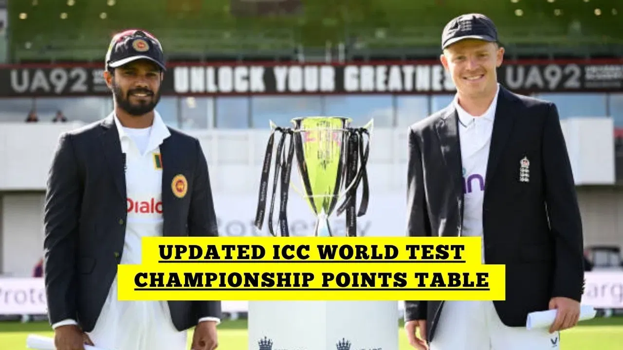 Updated ICC World Test Championship Points Table After ENG vs SL 3rd