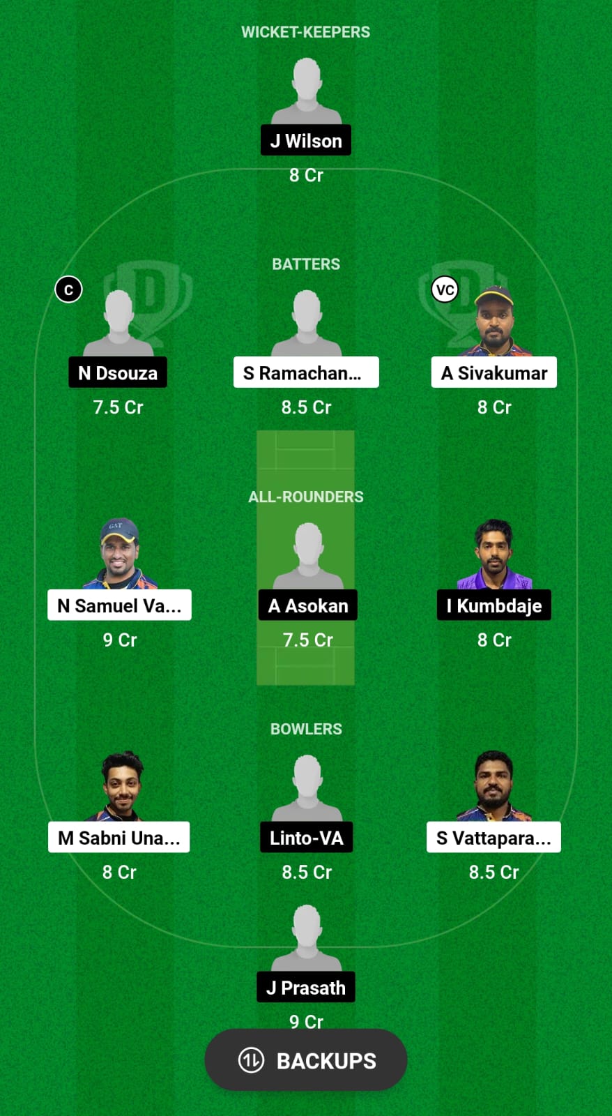 GAT vs AMB Dream11 Prediction Fantasy Cricket Tips Dream11 Team Kuwait T20 Challengers Cup