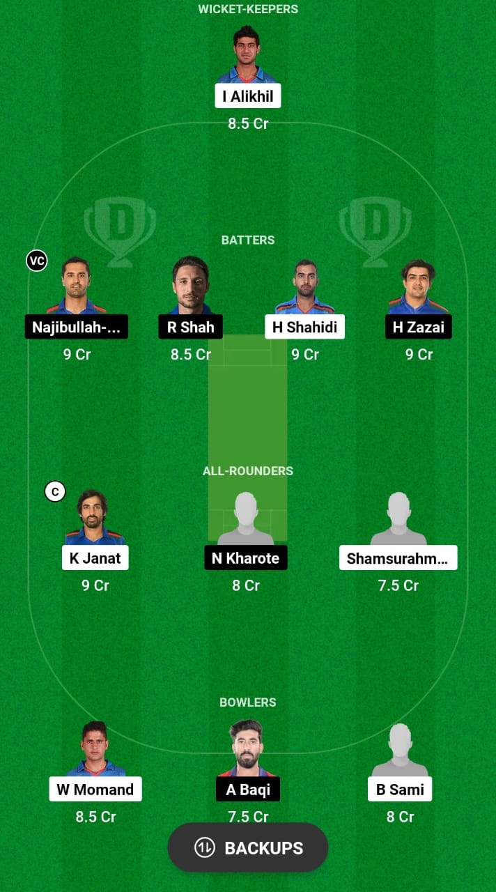 BEA vs BOS Dream11 Prediction Fantasy Cricket Tips Dream11 Team Afghanistan T20 Qosh Cup