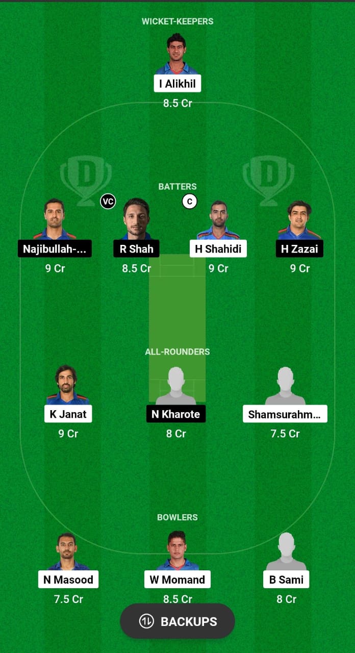 BEA vs BOS Dream11 Prediction Fantasy Cricket Tips Dream11 Team Afghanistan T20 Qosh Cup