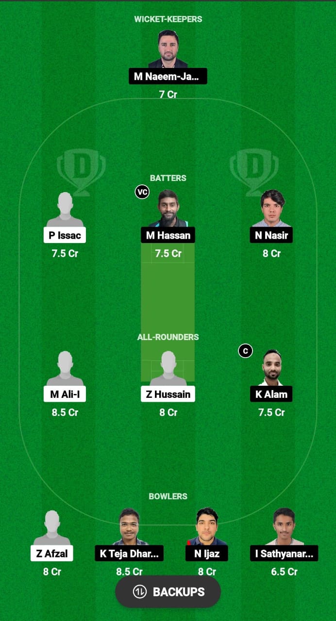 KLZ vs SGE Dream11 Prediction Fantasy Cricket Tips Dream11 Team Malaysia T10 Grand Rumble
