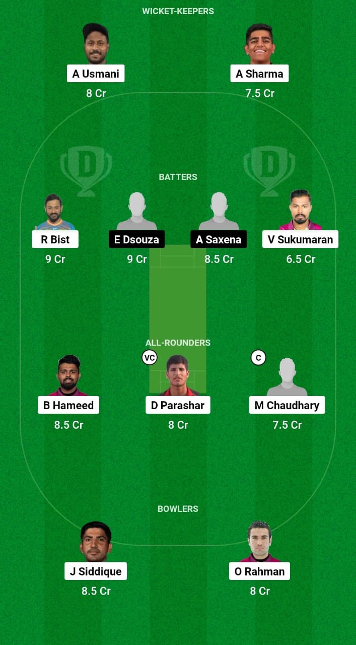 FUJ vs EMB Dream11 Prediction Fantasy Cricket Tips Dream11 Team Emirates D50 Tournament 