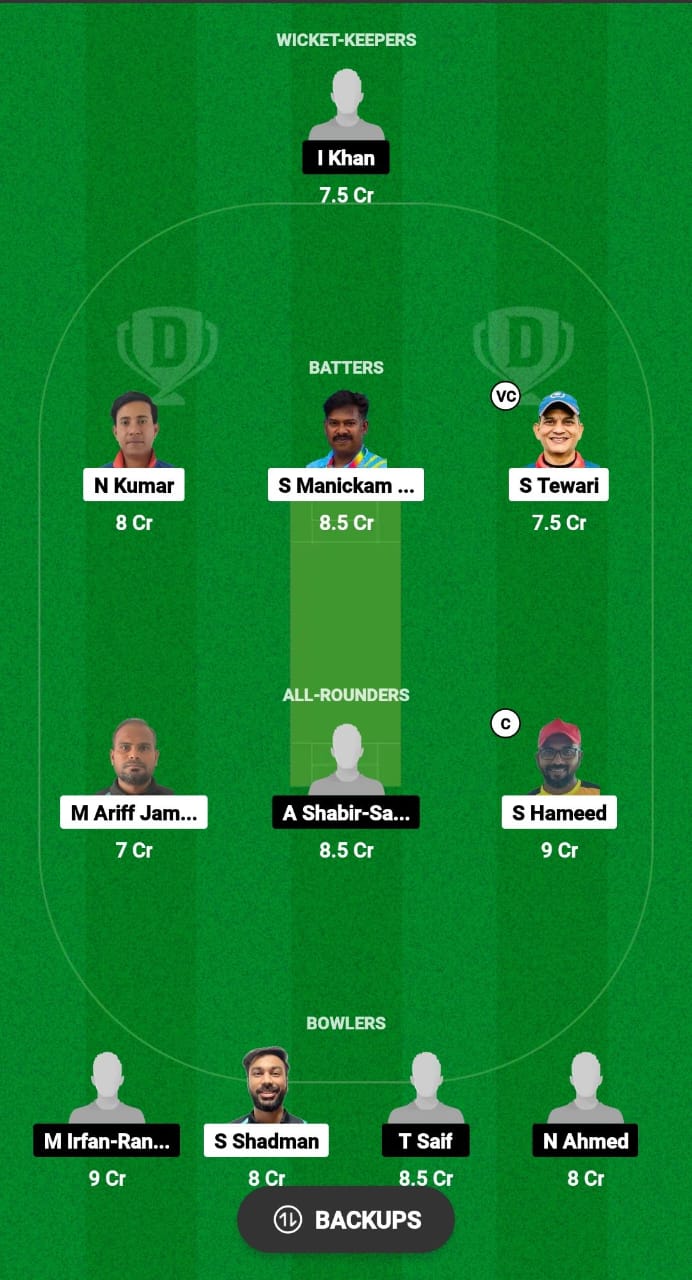 KLS vs SSF Dream11 Prediction Fantasy Cricket Tips Dream11 Team Malaysia T10 Grand Rumble