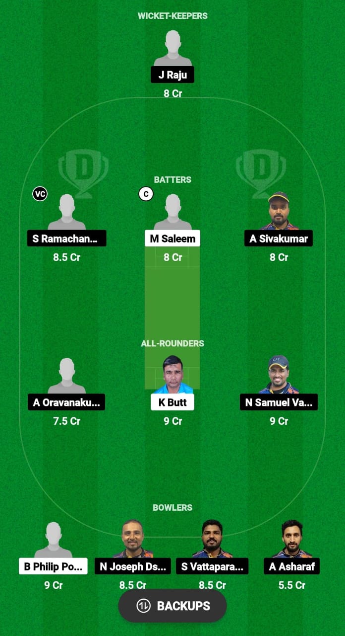 ASR vs GAT Dream11 Prediction Fantasy Cricket Tips Dream11 Team Kuwait T20 Challengers Cup