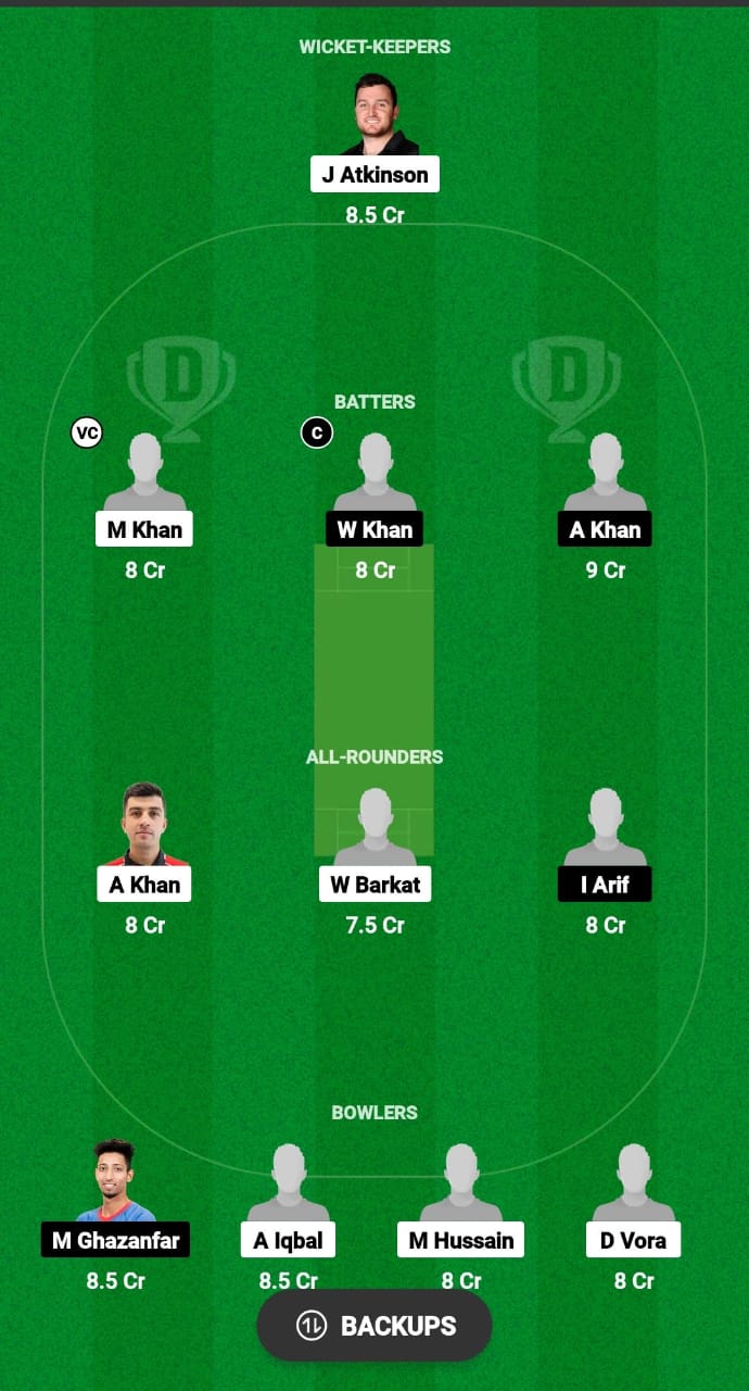 KCC vs USRC Dream11 Prediction 