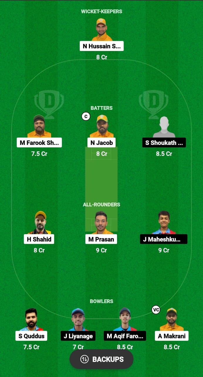 NCMI vs KUW-U19 Dream11 Prediction 