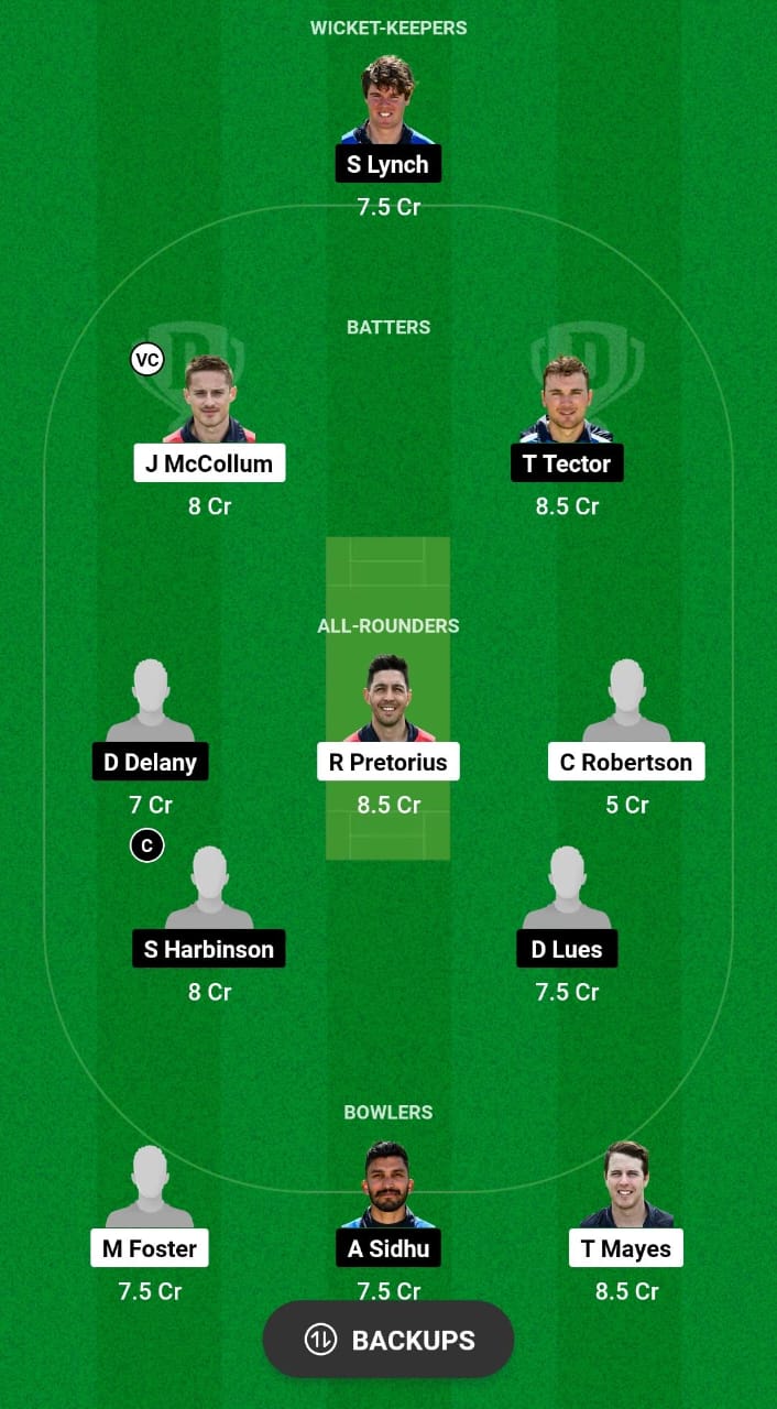 NK vs LLG Dream11 Prediction Fantasy Cricket Tips Dream11 Team Ireland Inter-Provincial T20 Trophy 