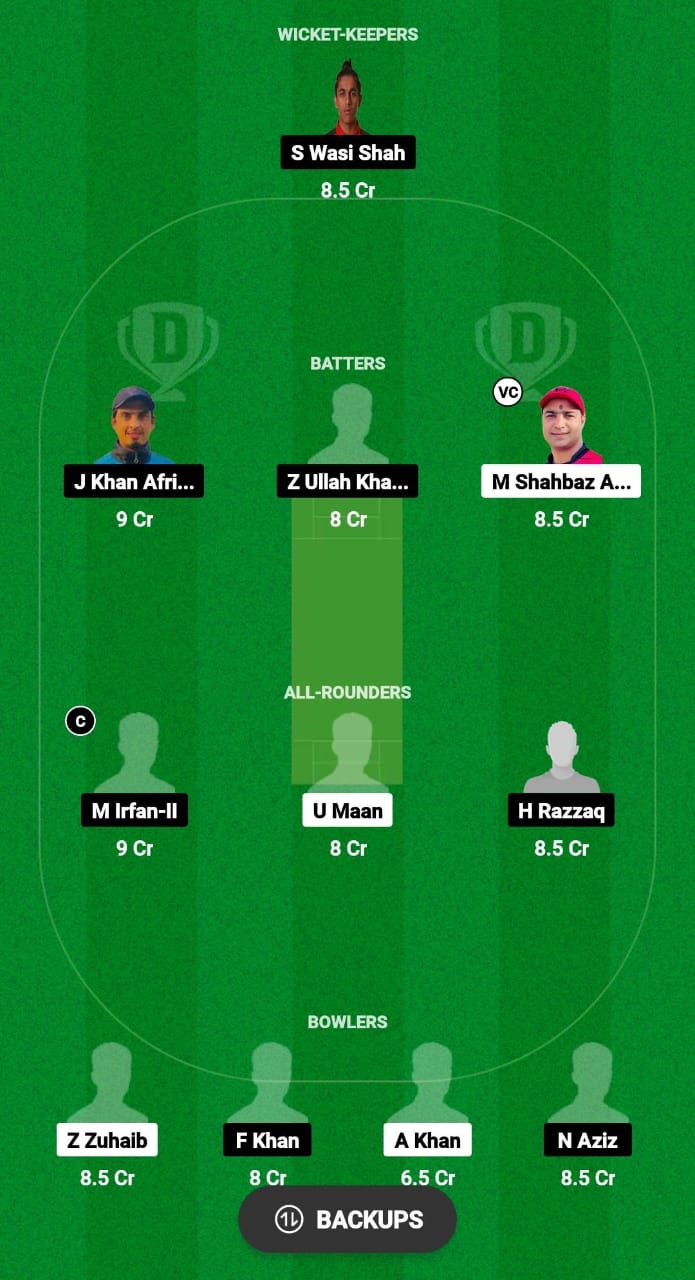 BWD vs SVDJ Dream11 Prediction Fantasy Cricket Tips Dream11 Team UAE T10 ICCA 