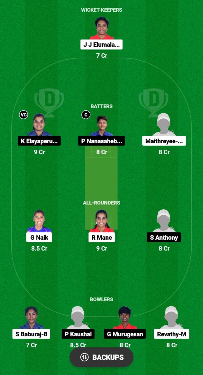 PRI-W vs DIA-W Dream11 Prediction Fantasy Cricket Tips Dream11 Team Pondicherry T10 Women 