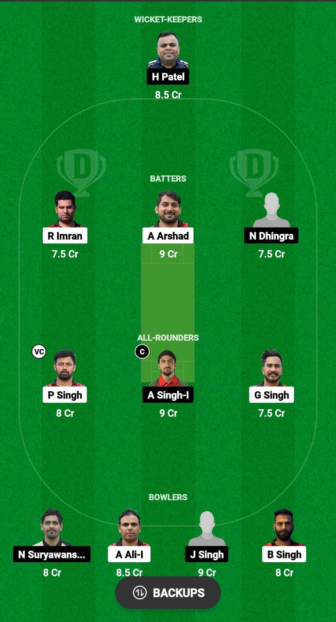 PNJ vs LSG Dream11 Prediction Fantasy Cricket Tips Dream11 Team ECSN Portugal T10