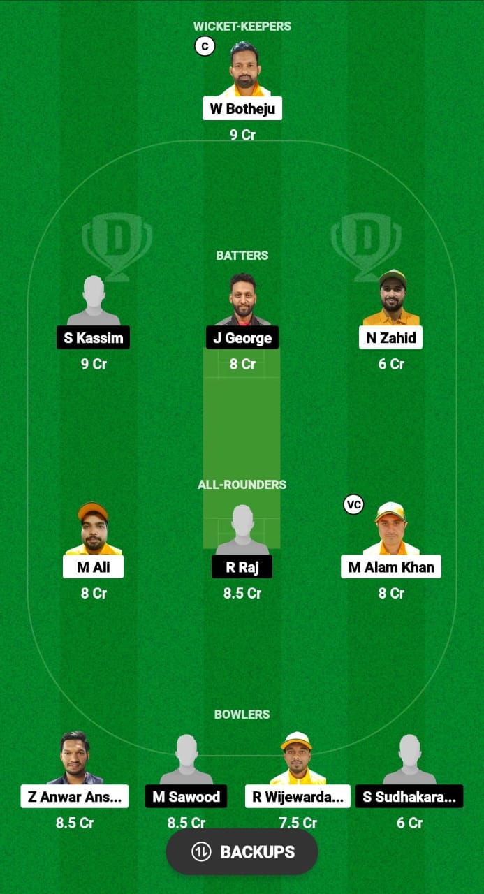 NCMB vs PST Dream11 Prediction Fantasy Cricket Tips Dream11 Team Kuwait T20 Challengers Cup