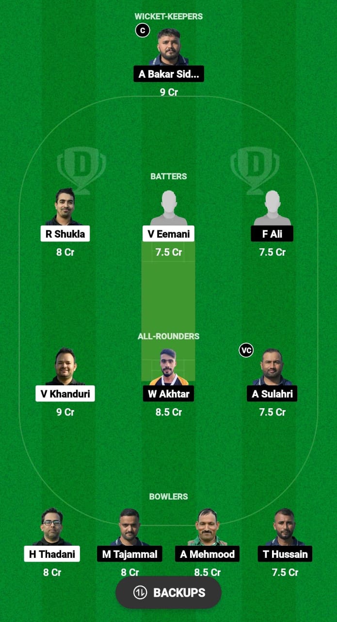 TEL vs AFT Dream11 Prediction Fantasy Cricket Tips Dream11 Team ECS T10 Cyprus 