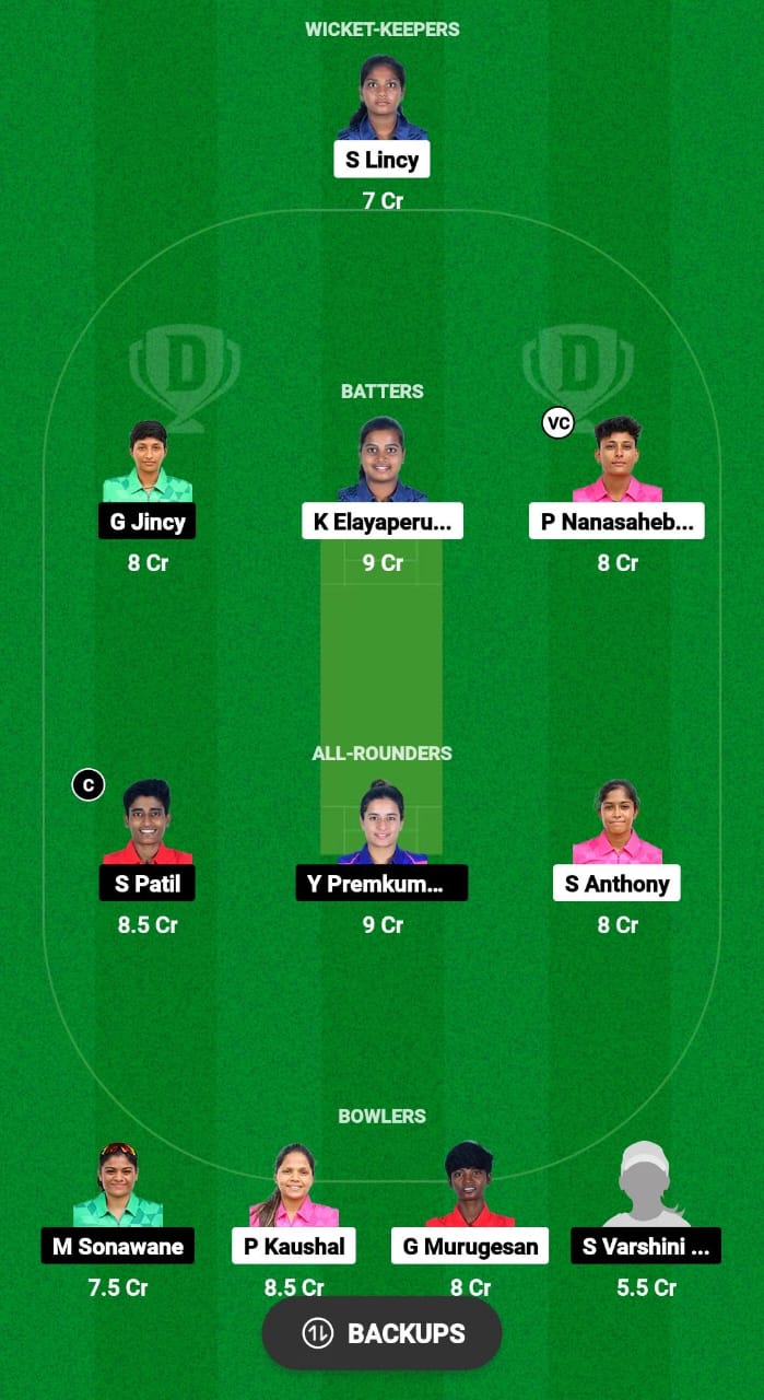 DIA-W vs QUN-W Dream11 Prediction Fantast Cricket Tips Dream11 Team Pondicherry T10 Women