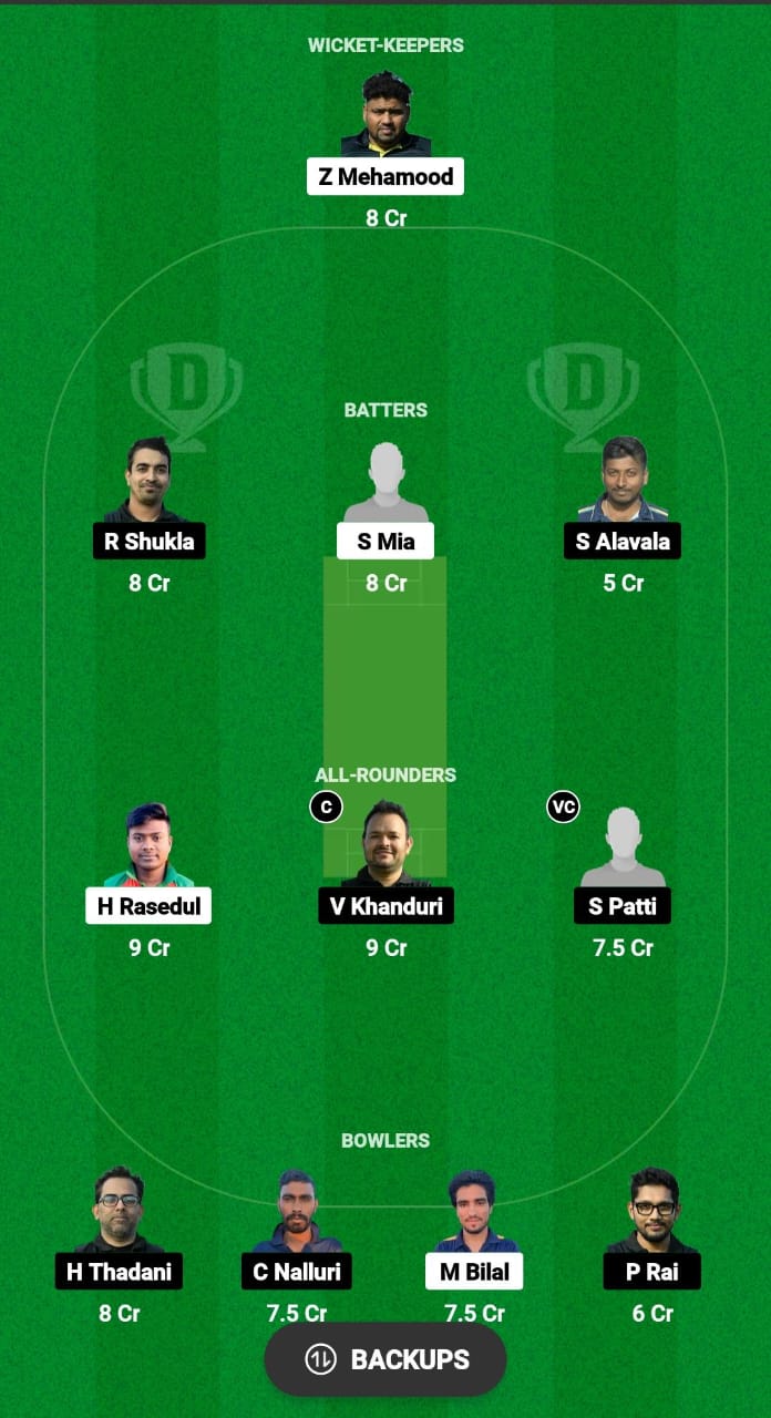 NCT vs TEL Dream11 Prediction Fantasy Cricket Tips Dream11 Team ECS T10 Cyprus