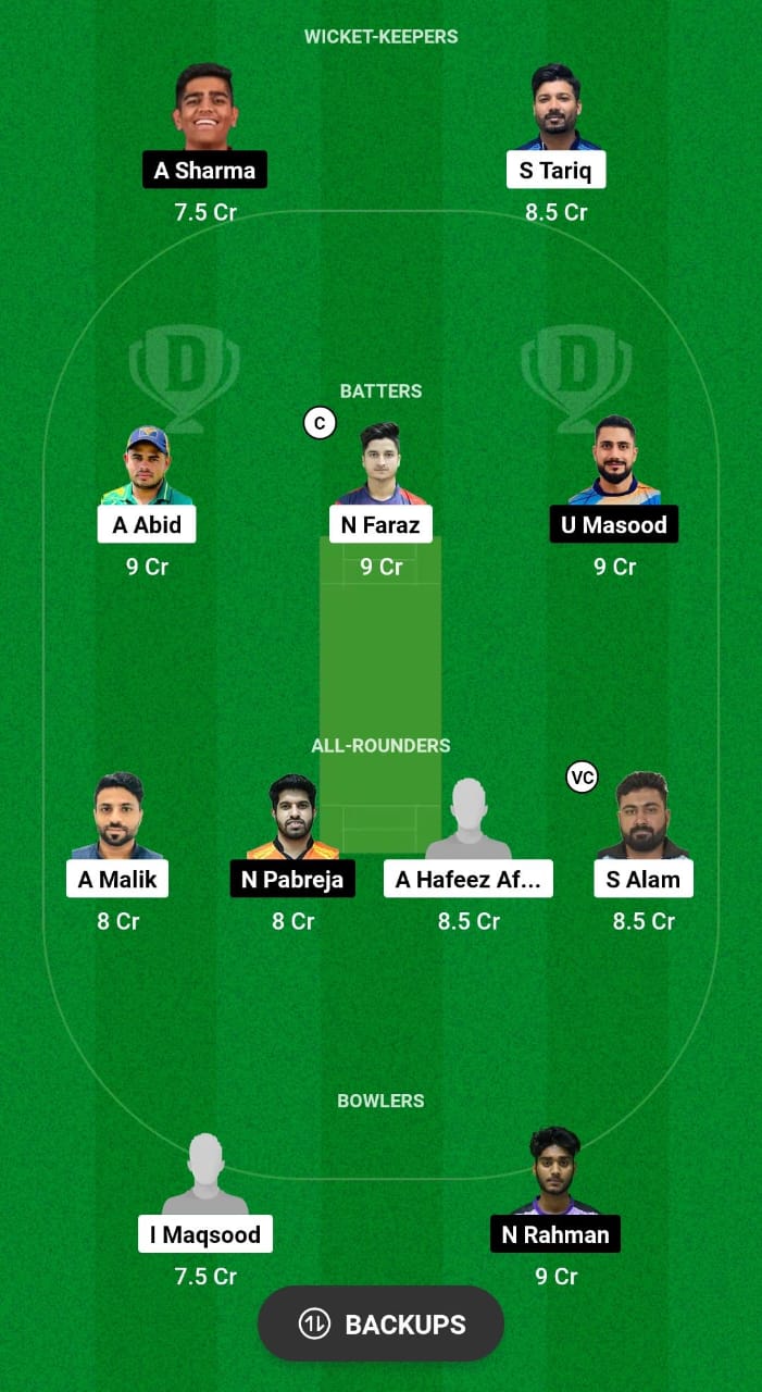 GSTS vs UKX Dream11 Prediction 