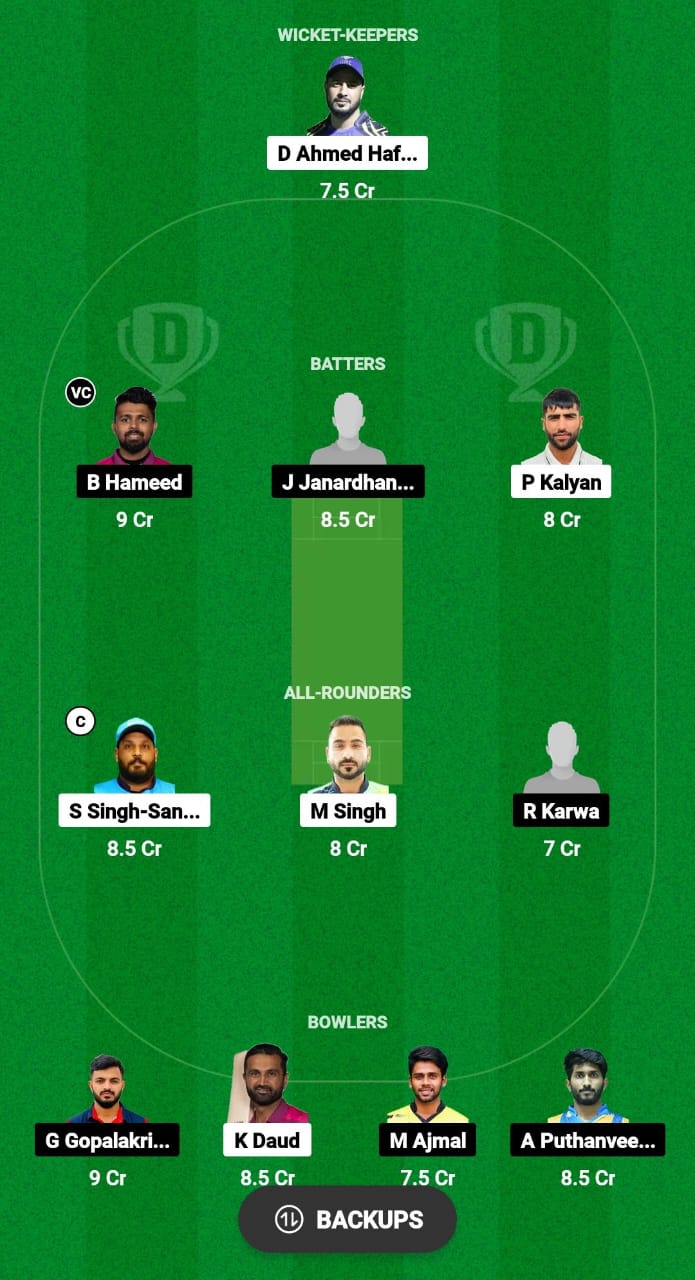 DT vs GLW Dream11 Prediction 