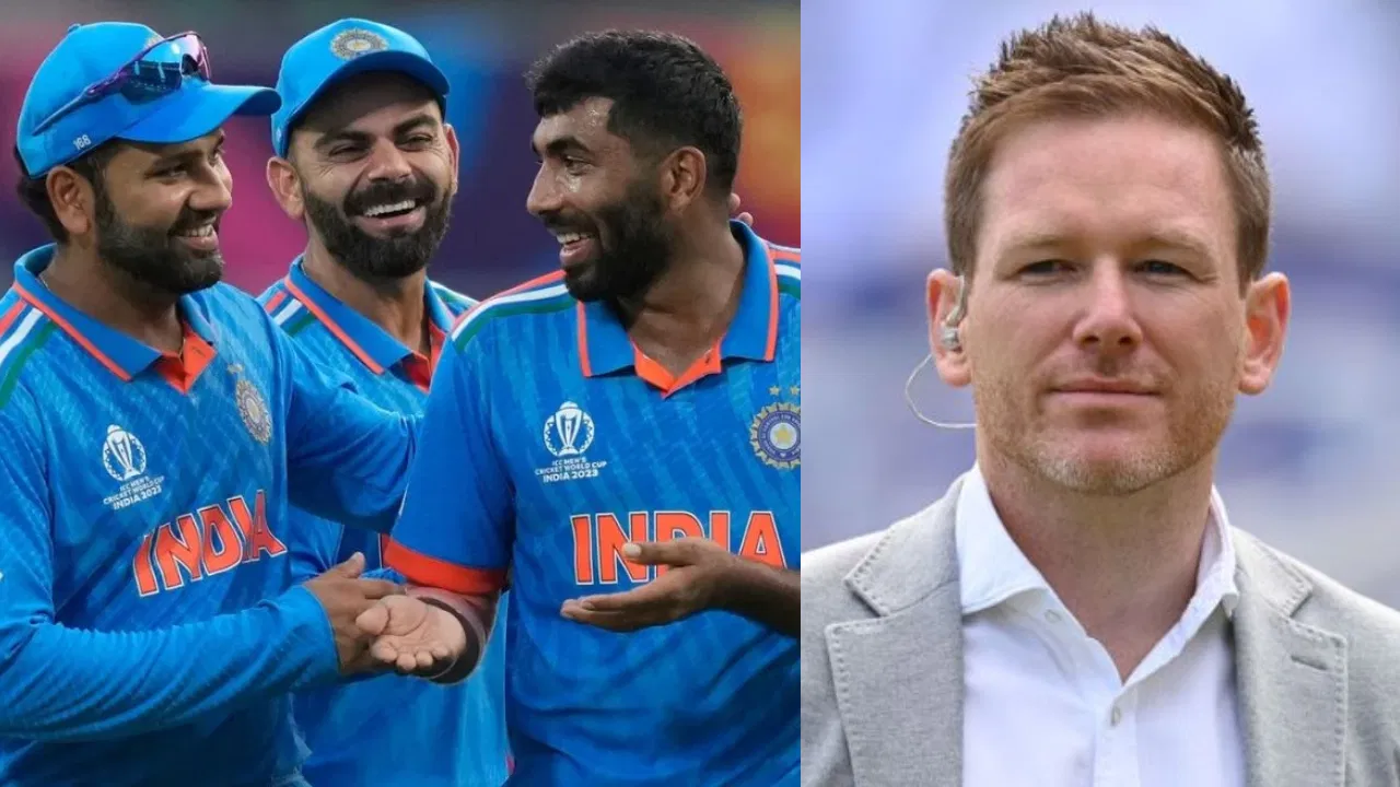 Team India and Eoin Morgan