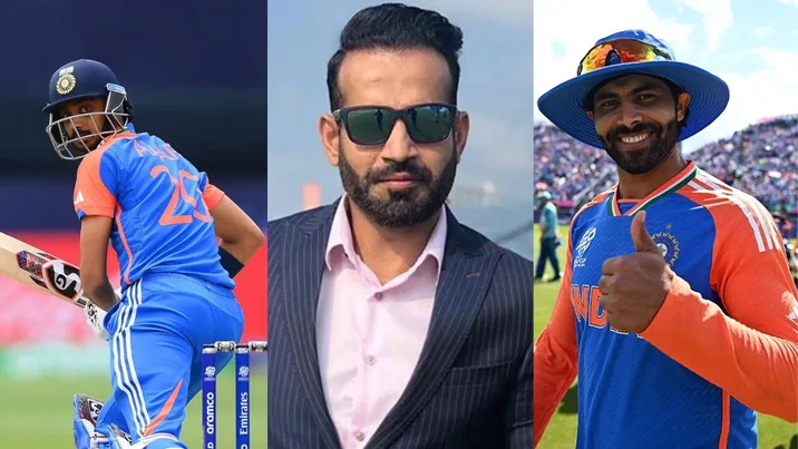 Irfan Pathan, Axar Patel and Ravindra Jadeja
