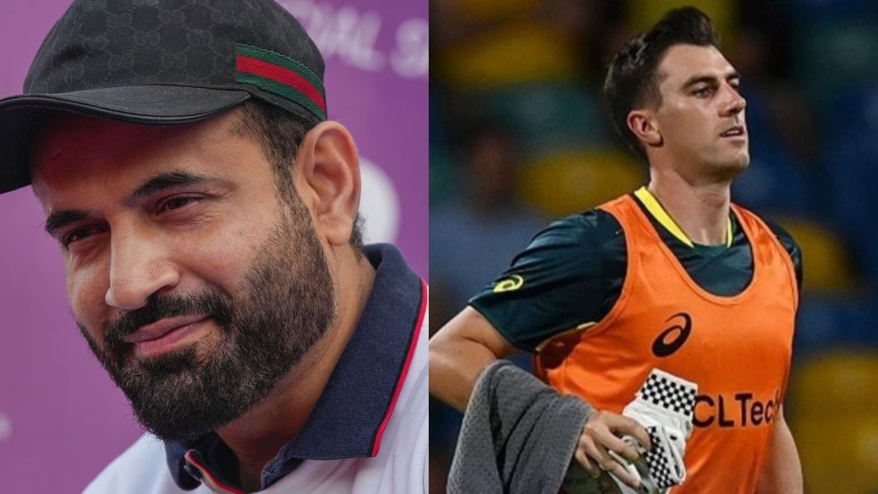 Irfan Pathan and Pat Cummins