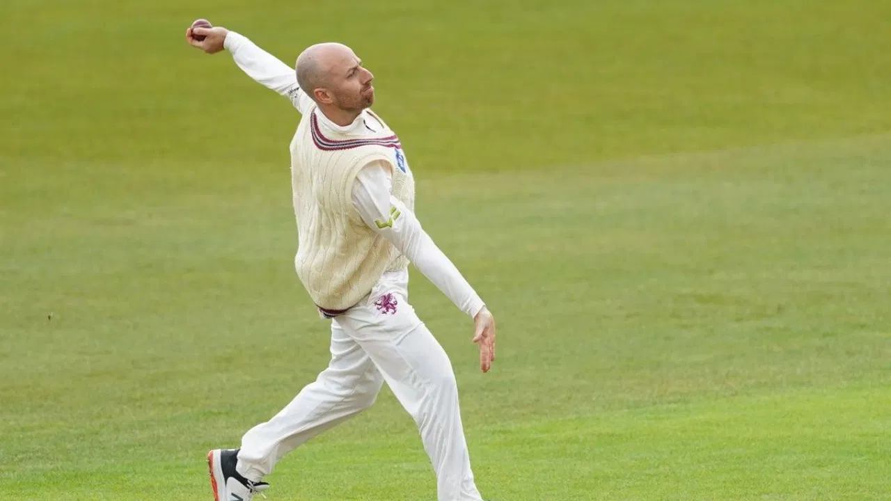 Jack Leach of England