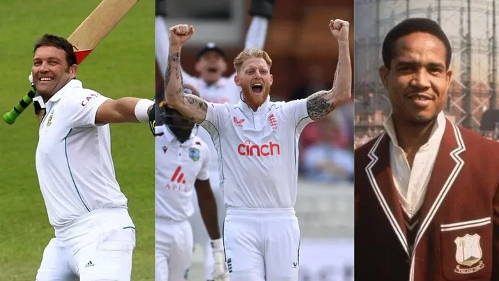 Ben Stokes, Garry Sobers and Jacques Kallis
