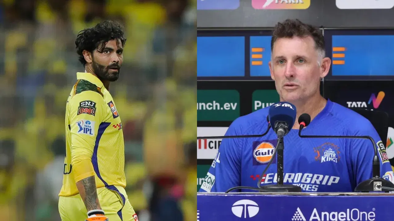 Ravindra Jadeja and Mike Hussey