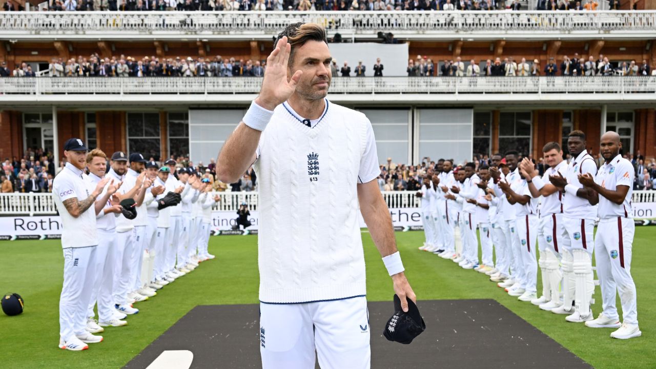 James Anderson Guard of Honour