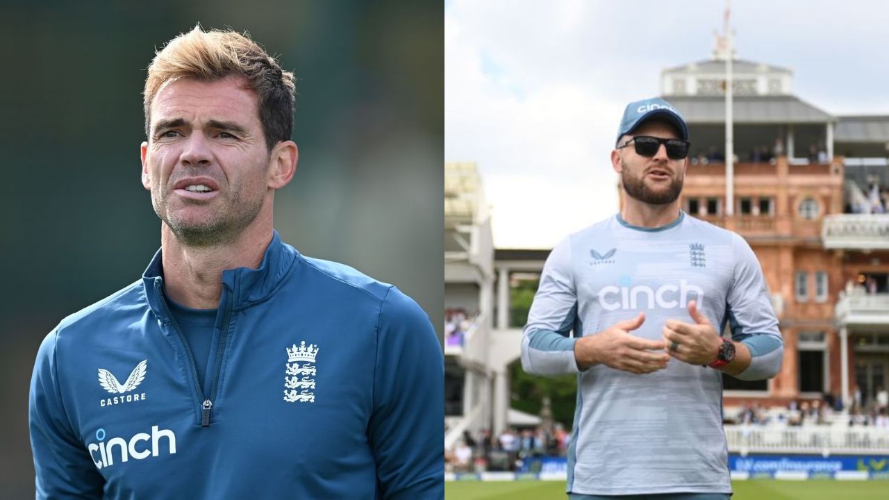 James Anderson and Brendon McCullum