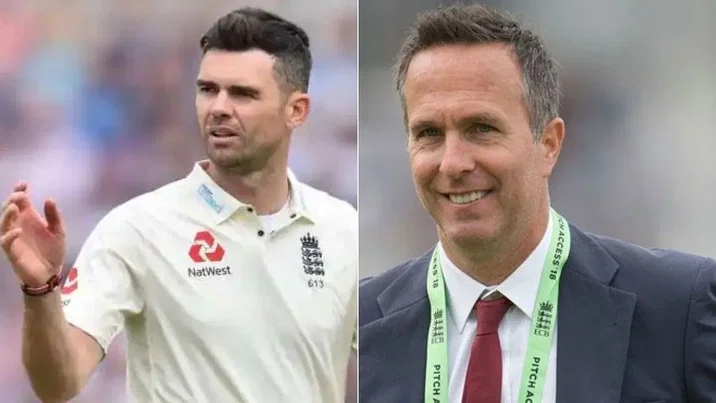 James Anderson and Michael Vaughan