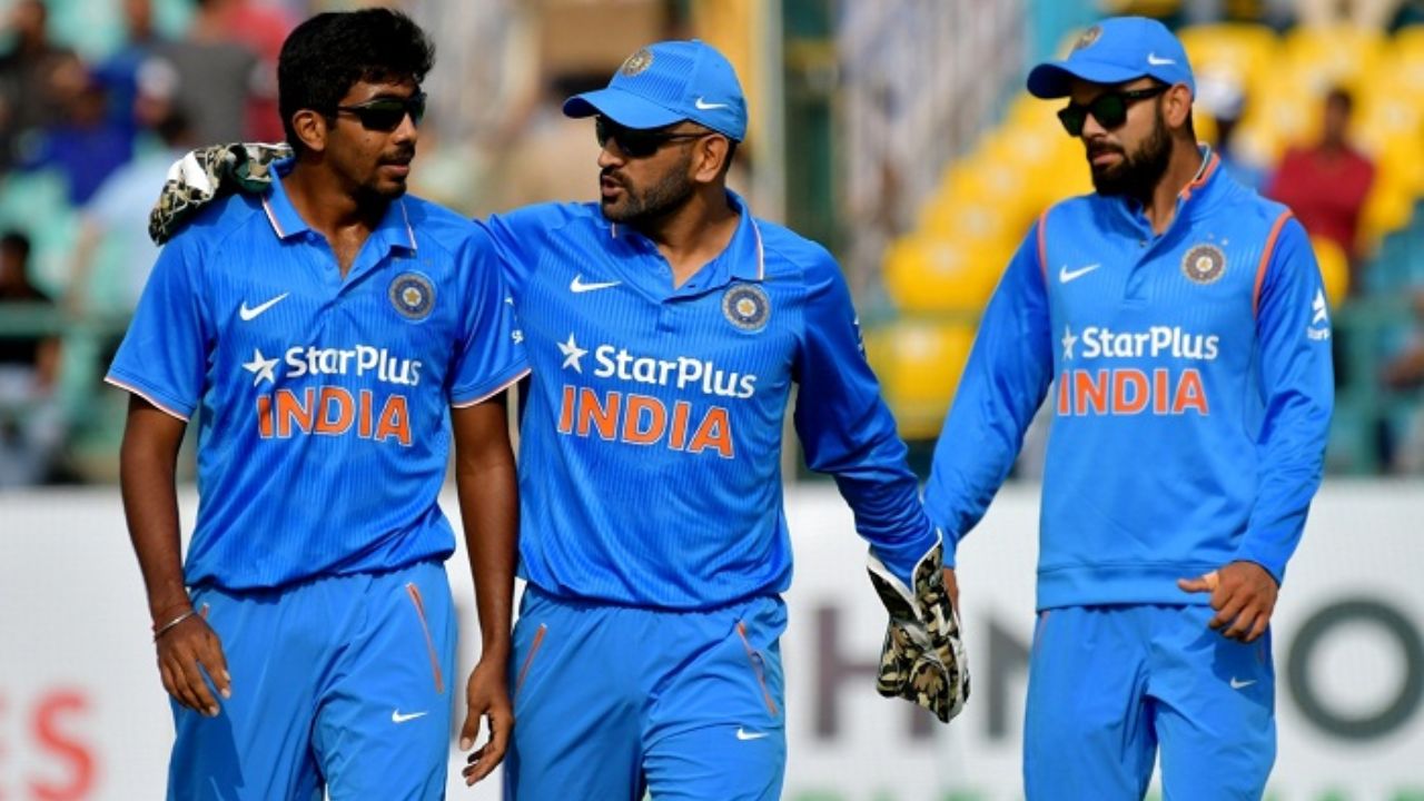 Jasprit Bumrah MS Dhoni Virat Kohli