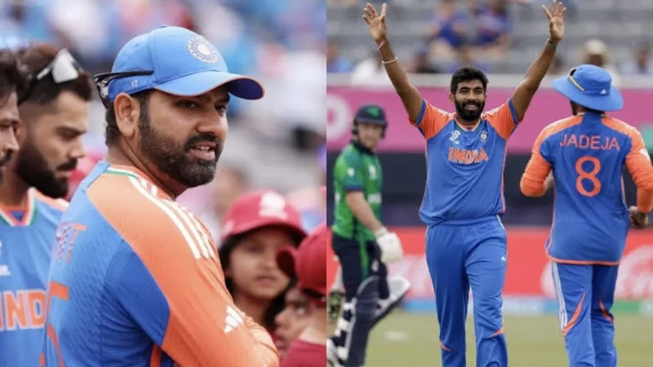 Jasprit Bumrah and Rohit Sharma