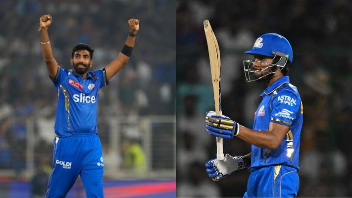 Jasprit Bumrah and Tilak Varma