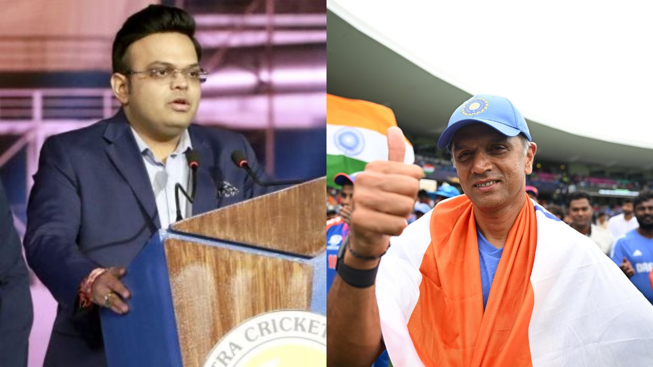 Jay Shah And Rahul Dravid