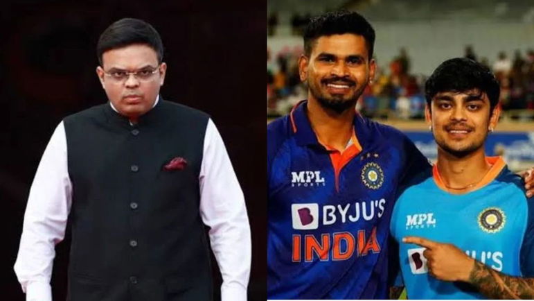 Jay Shah, Ishan Kishan and Shreyas Iyer