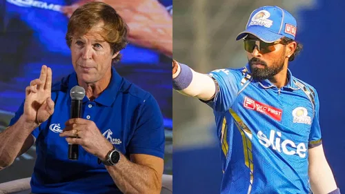 Jonty Rhodes and Hardik Pandya