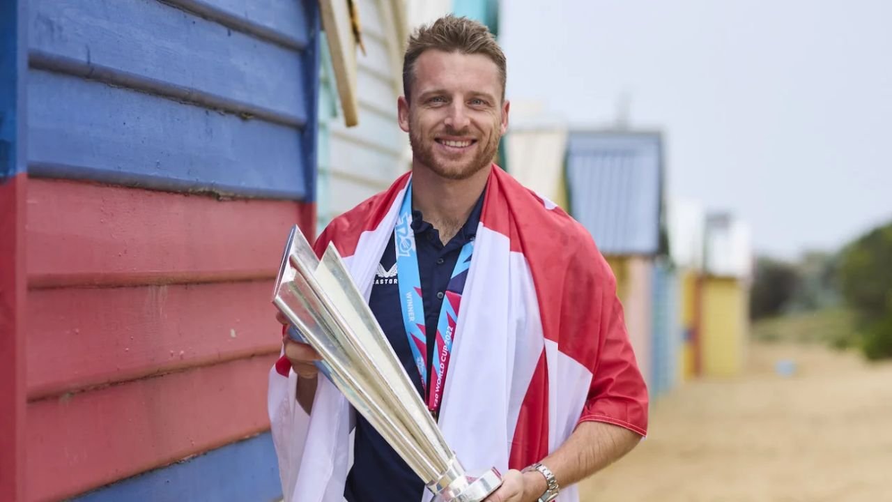 Jos Buttler with the 2022 T20 World Cup