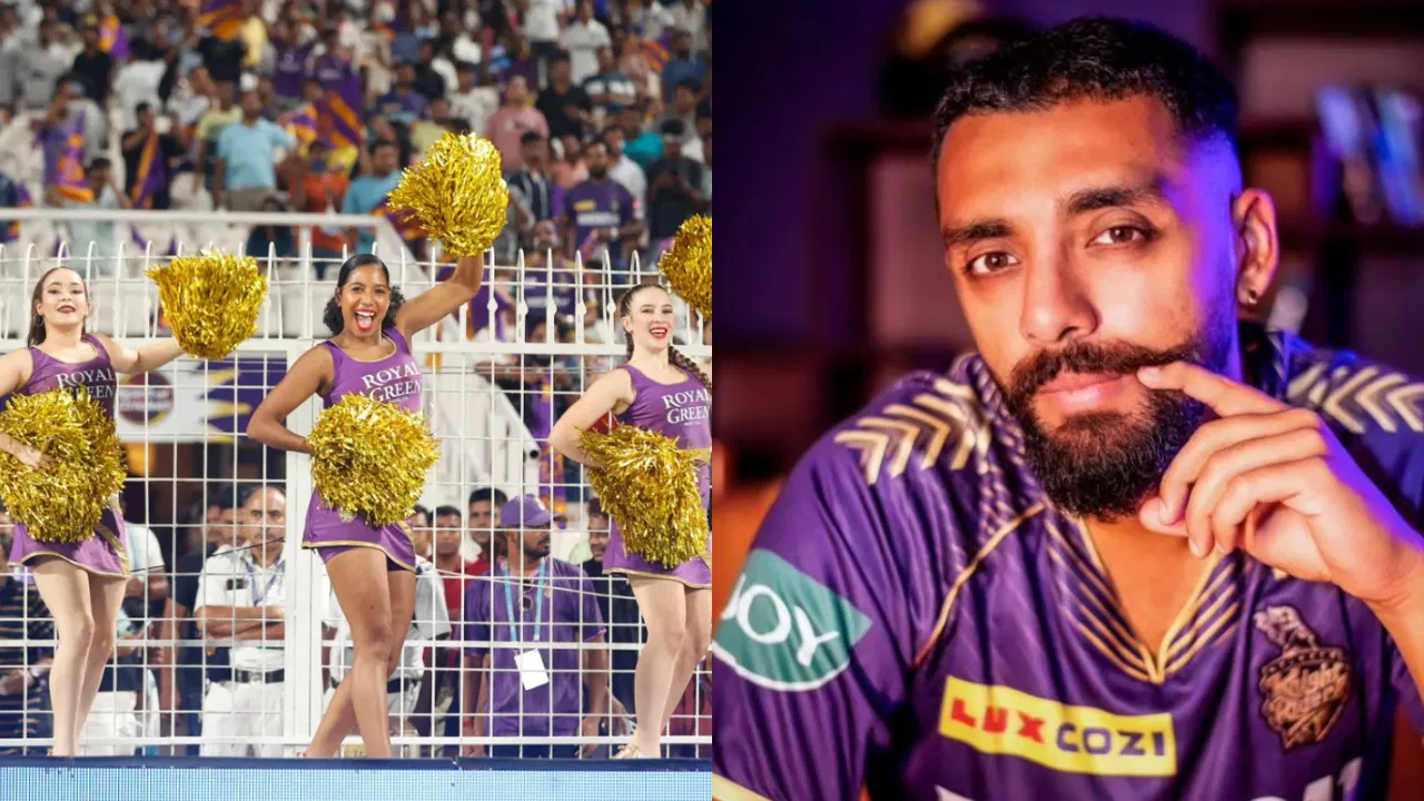 IPL Cheerleaders and Varun Chakravarthy