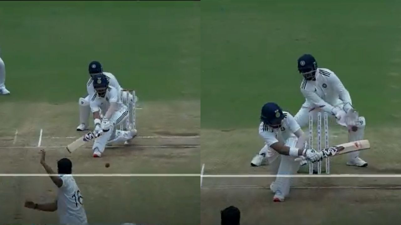 KL Rahul bowled by Washington Sundar