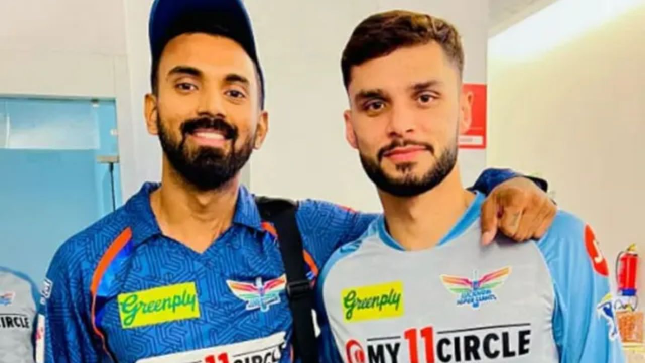 KL Rahul and Naveen-ul-Haq