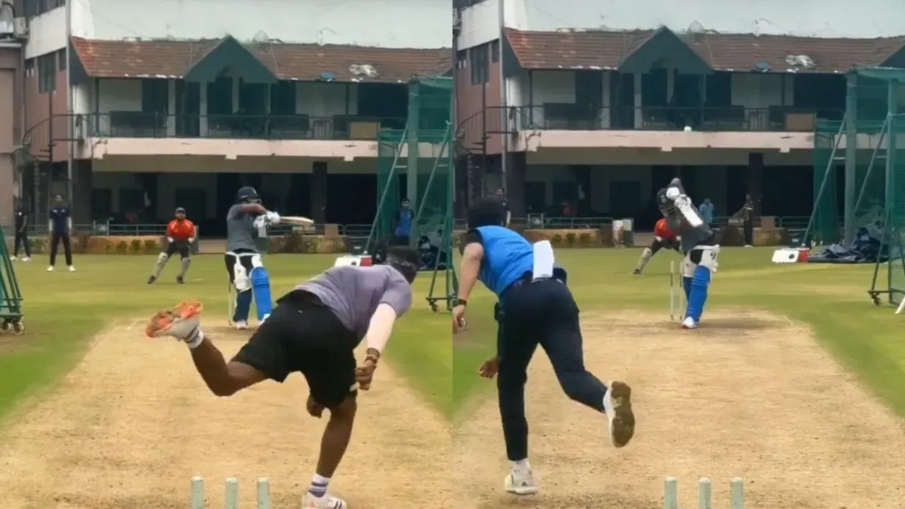 Watch: KL Rahul takes Yash Dayal and others to cleaners during net session