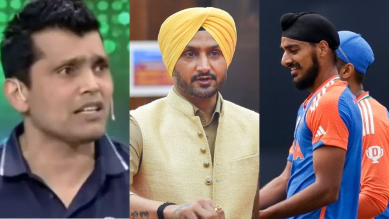 Kamran Akmal, Harbhajan Singh and Arshdeep Singh