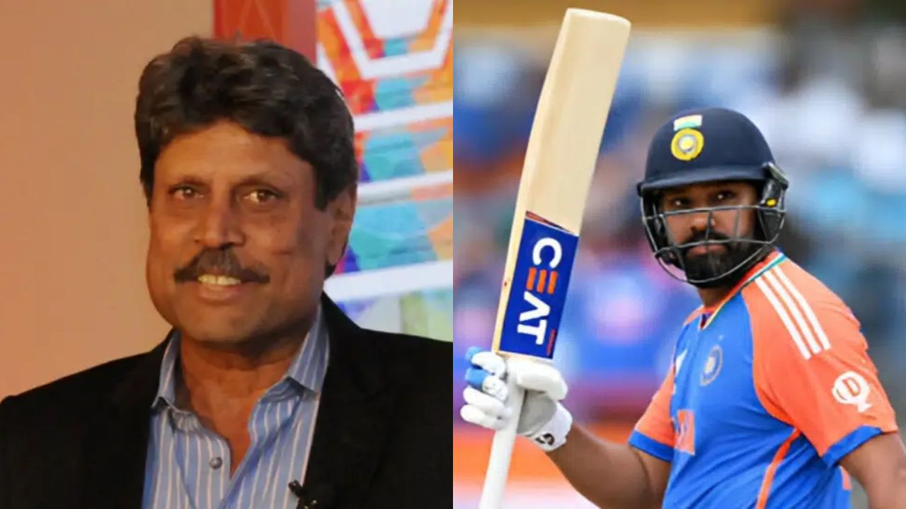 Kapil Dev and Rohit Sharma