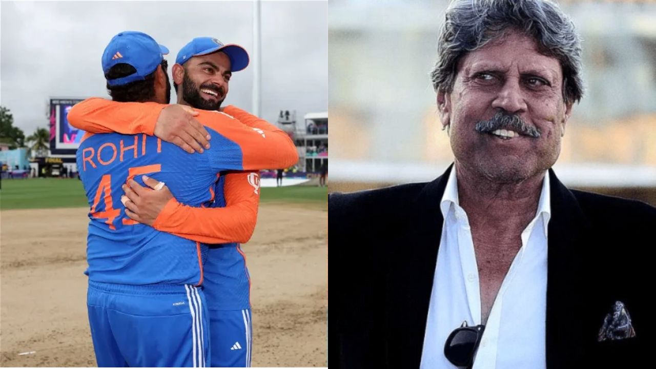 Kapil Dev, Virat Kohli and Rohit Sharma