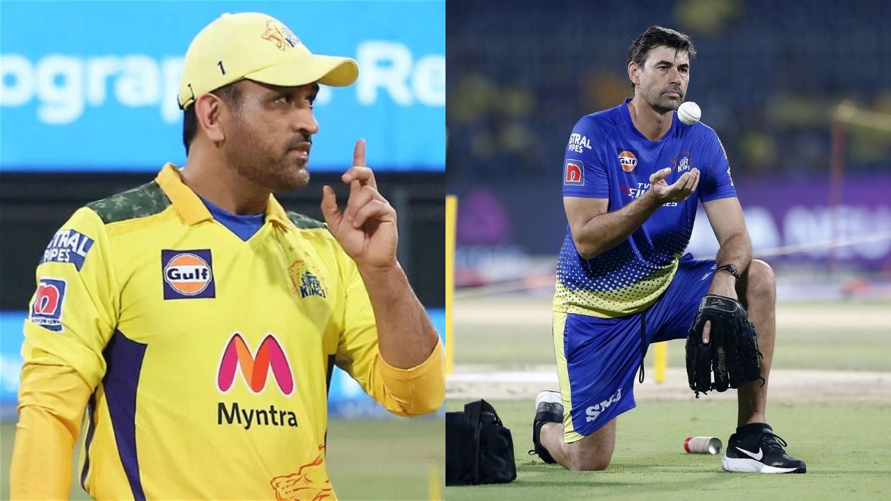 MS Dhoni and Stephen Fleming