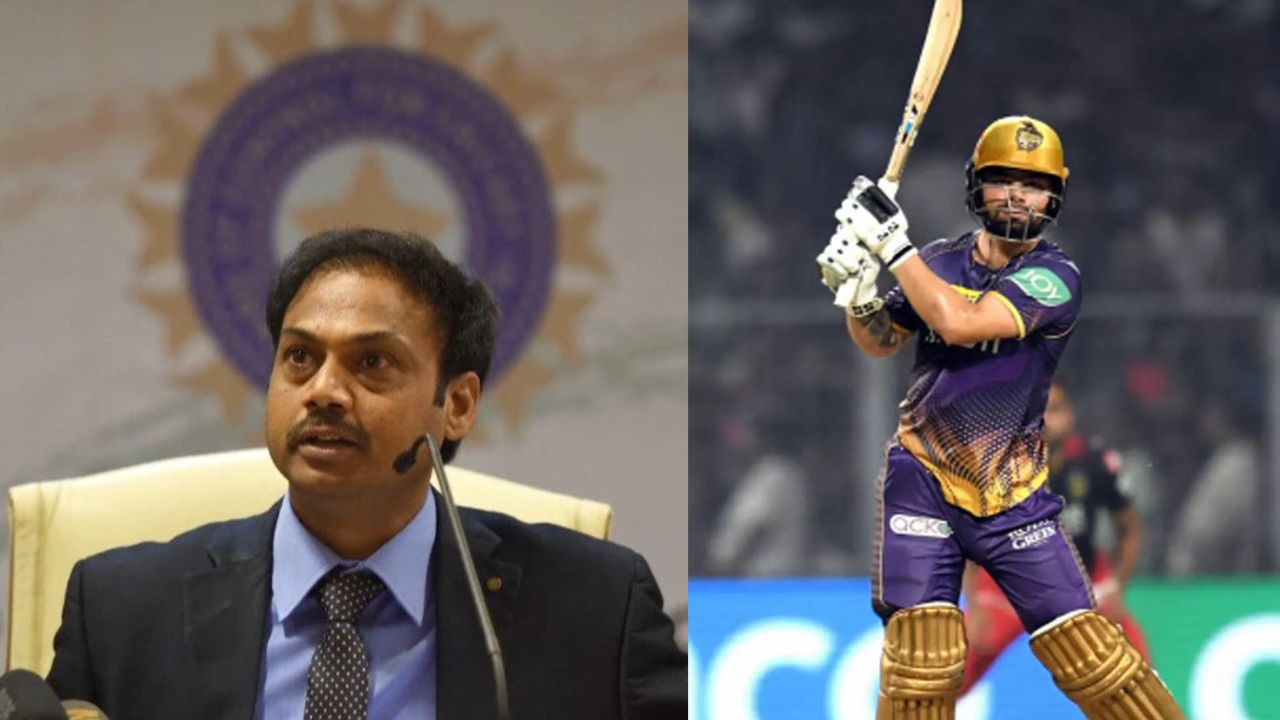 MSK Prasad and Rinku Singh